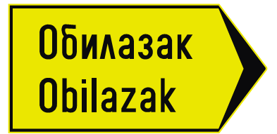 ZNAK „OBILAZAK”