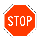 ZNAK STOP "OBAVEZNO ZAUSTAVLJANJE"